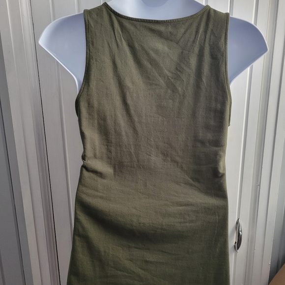 Torrid Foxy Green Laceup Tank - Picture 4 of 4